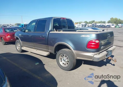 2002 Ford F-150 Lariat/Xlt из США, поврежденный, VIN 1FTRW08L12KB74302